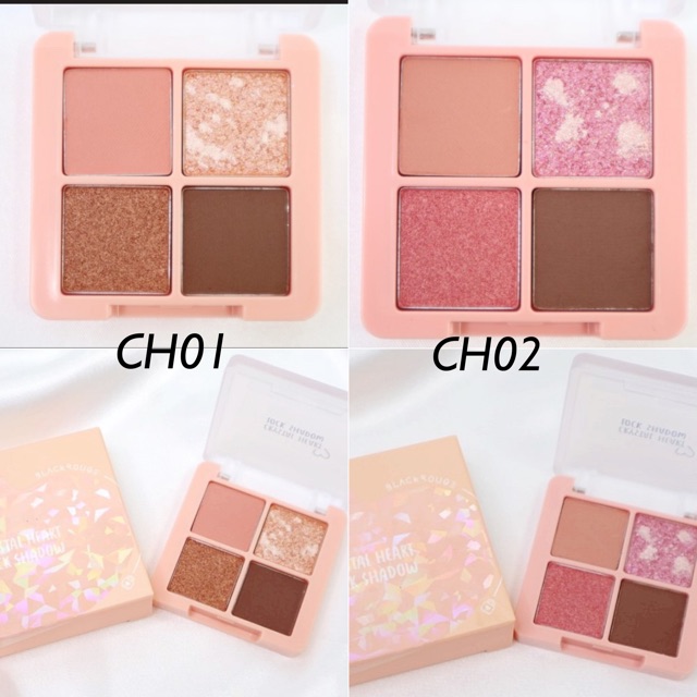 Màu mắt Black Rouge Crystal Heart Lock Shadow | BigBuy360 - bigbuy360.vn