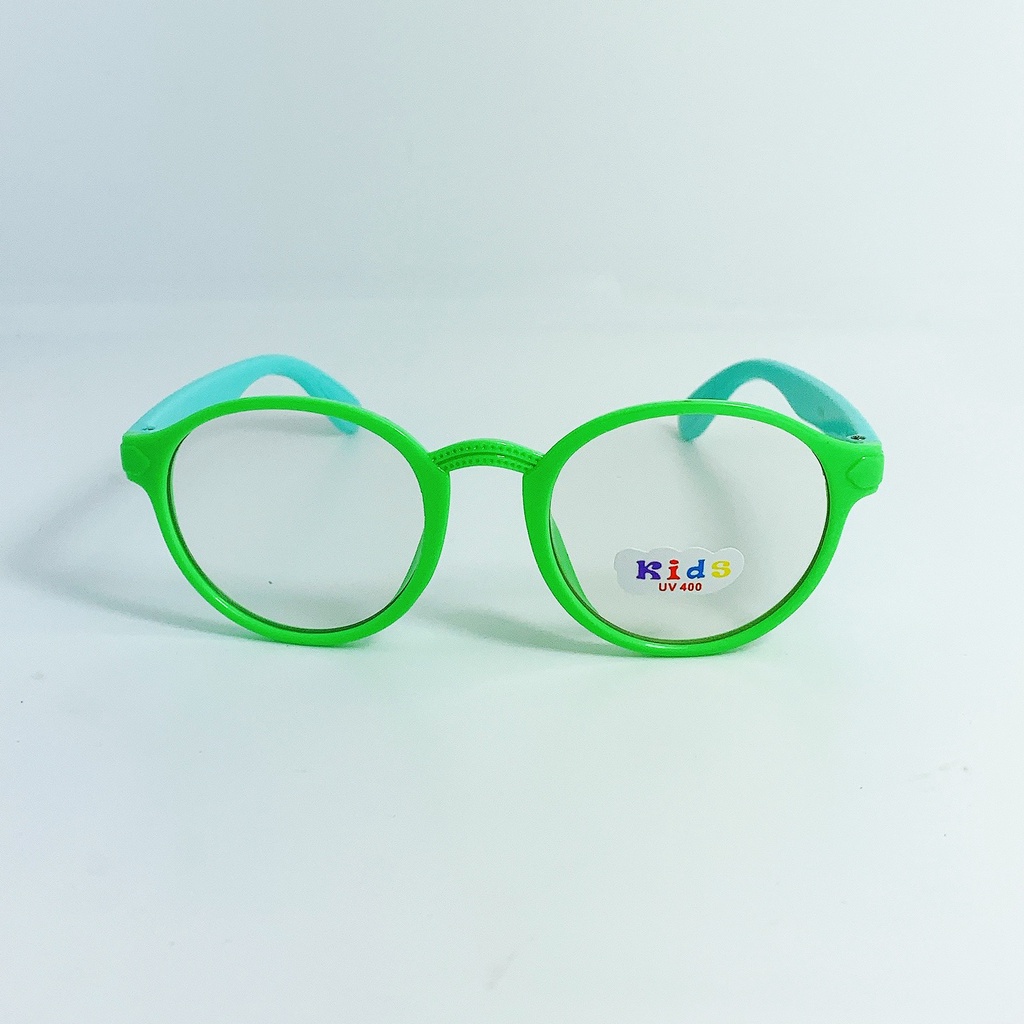 Kính giả cận trẻ em cao cấp JJ5806 gọng nhựa, kiểu kính hình tròn đáng yêu dành cho bé trai và bé gái từ 1 tới 5 tuổi