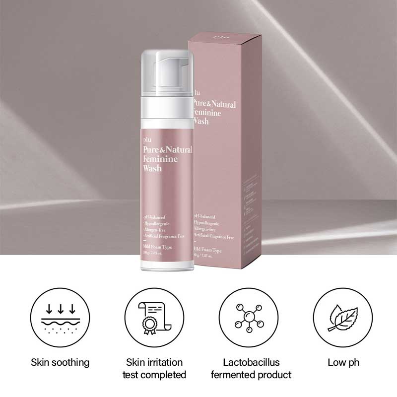 Plu Dung Dịch Vệ Sinh Nữ Siêu Tinh Khiết & Bản Chất 200g