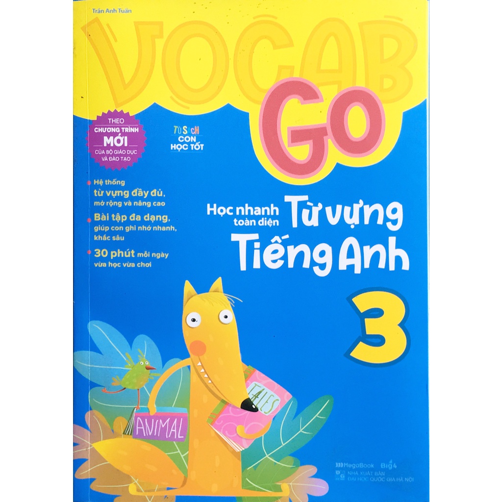 Sách - Vocab go - Học nhanh toàn diện từ vựng tiếng anh lớp 3