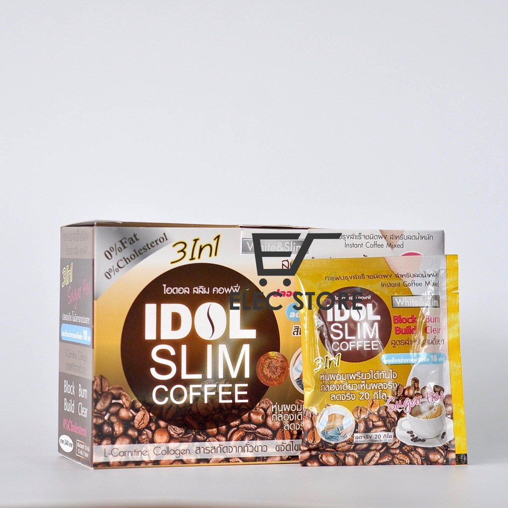 Bộ 5 hộp cà phê Idol Slim coffee 3in1 Thái Lan