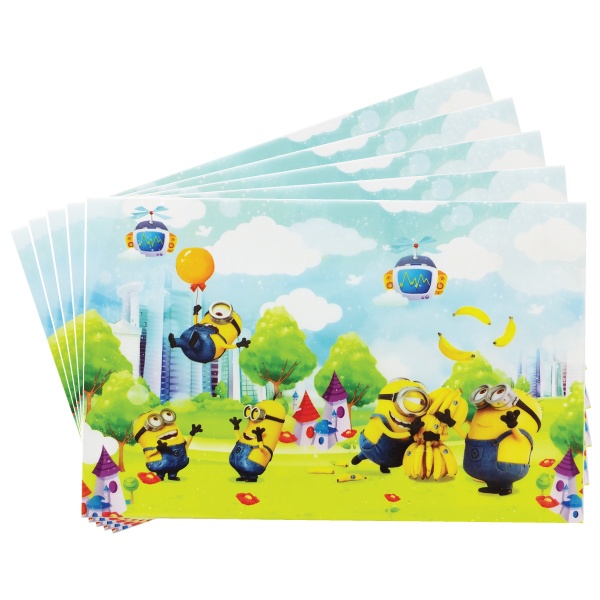 Bộ 5 Bao Tập Nhựa Ngọc Phương - Mẫu 1 - Hình Minion