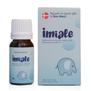 IMIALE Lợi Khuẩn Sống Giúp Bé Tăng Cường Tiêu Hóa Tốt,Hết Táo Bón,Nôn Trớ,Tiêu Chảy.Đan Mạch