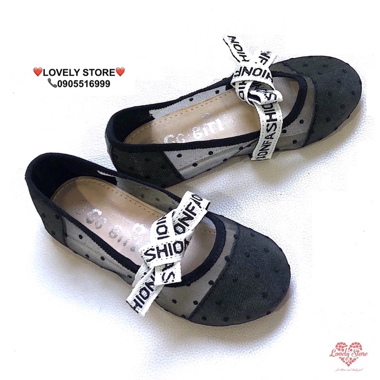 Giày Búp Bê Bé Gái. Giày Búp Bê Style Hàn Quốc Đáng iu Cho Bé Gái. Giày Chấm bi Style tiểu thư cho bé gái.