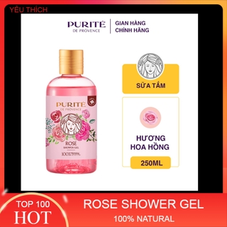 Sữa tắm sáng mịn hoa hồng purité 250ml