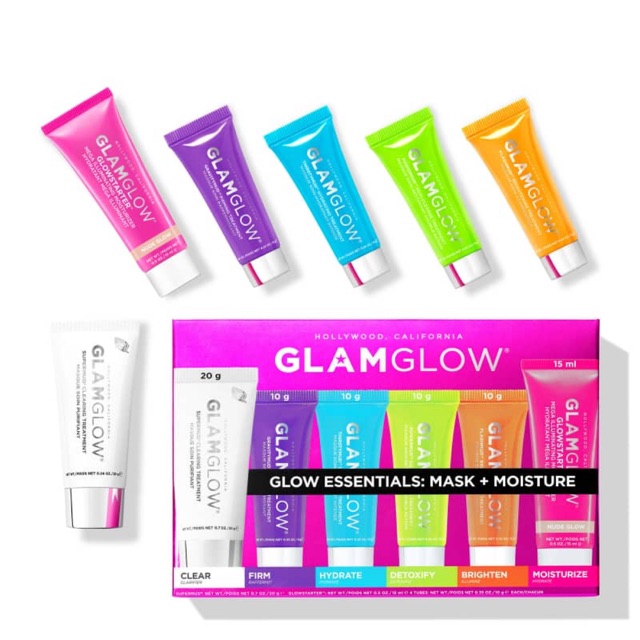 [CÓ SẴN]⭐️Tách set mặt nạ GLAMGLOW GLOW ESSENTIALS: MASK + MOISTURE