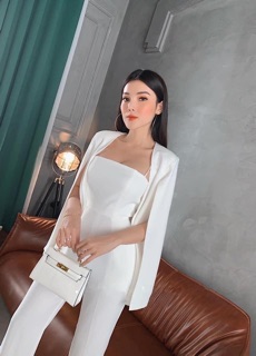 set jum + khoác vest