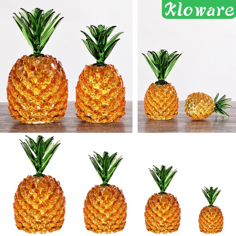 Đồ trang trí Quả Dứa Pha Lê Trang Trí Phòng Khách / Phòng Ngủ Phong Cách Bắc Âu