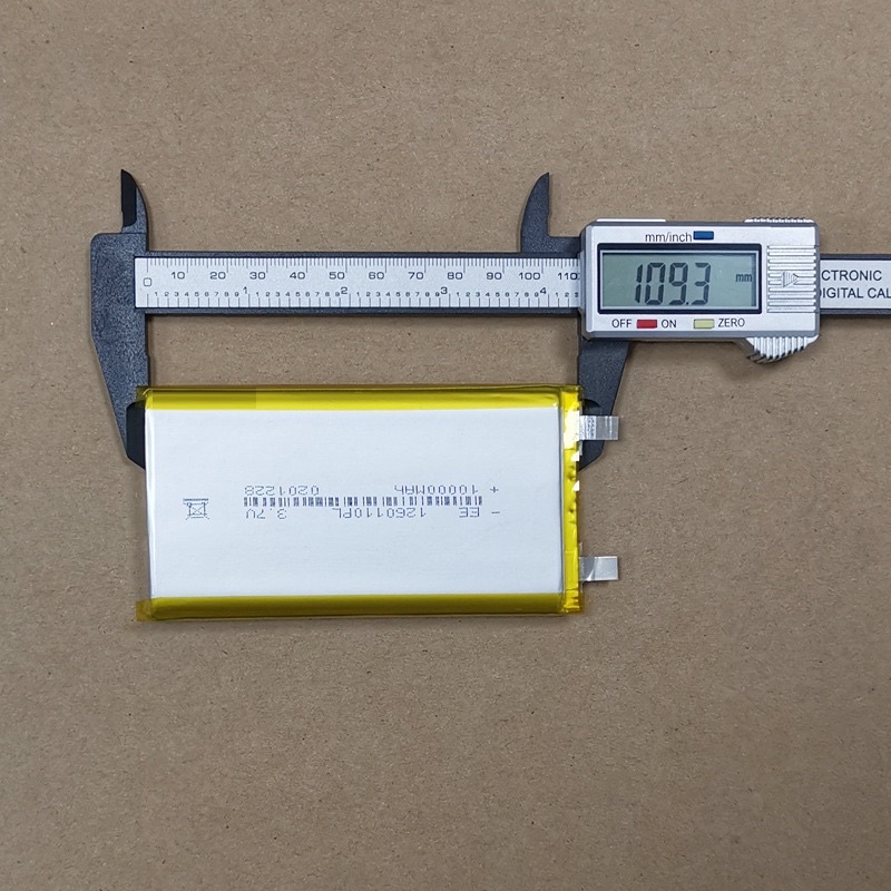 Pin lipo 8870129, 1260110 dung lượng 10.000mAh mới 100%