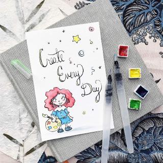 Set 6 Cọ Vẽ Màu Nước