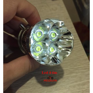 Đèn Pha Led 7 màu 4 Tim