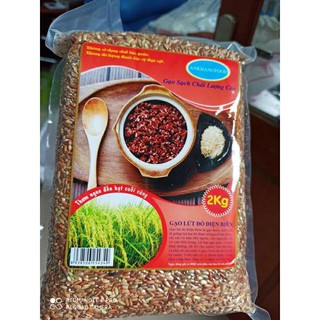 Gạo Lứt dẻo Điện Biên siêu ngon eatclean ăn kiêng giảm cân gói 2kg.
