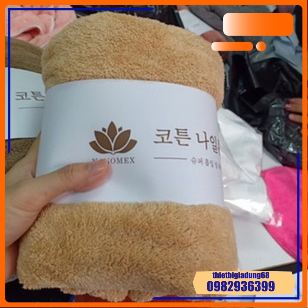 Khăn Tắm Lông Cừu Cao Cấp Kiểu Dáng Hàn Quốc Chất Liệu Cotton Mềm Mịn, Siêu Thấm Hút Nước, Nhanh Khô