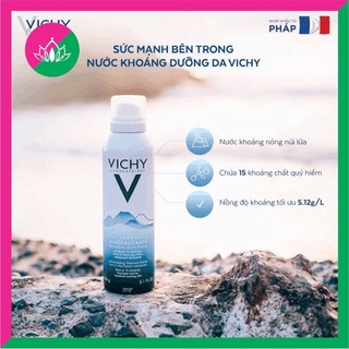 Xịt khoáng Dưỡng Da Vichy Mineralizing Thermal Water 50ml - 150ml - 300ml