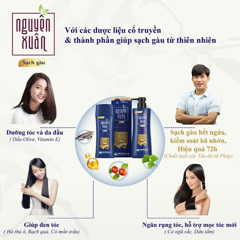 Dầu Gội Sạch Gầu Hết Ngứa Nguyên Xuân