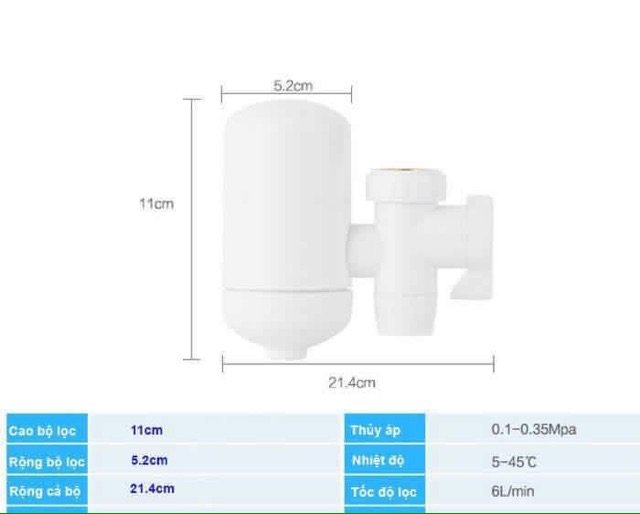 Dụng cụ lọc nước tại vòi