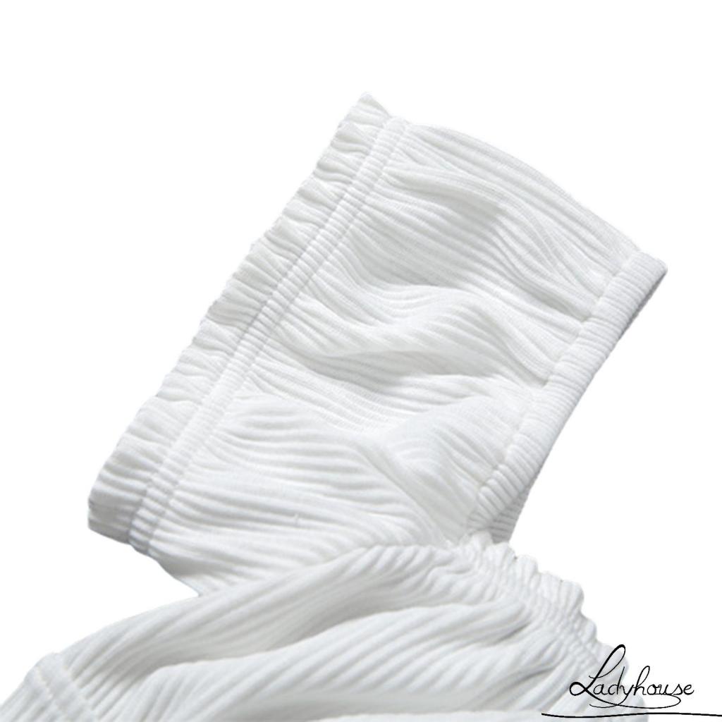 Áo Crop Top Tay Ngắn Trễ Vai Màu Trơn Thời Trang Cho Nữ