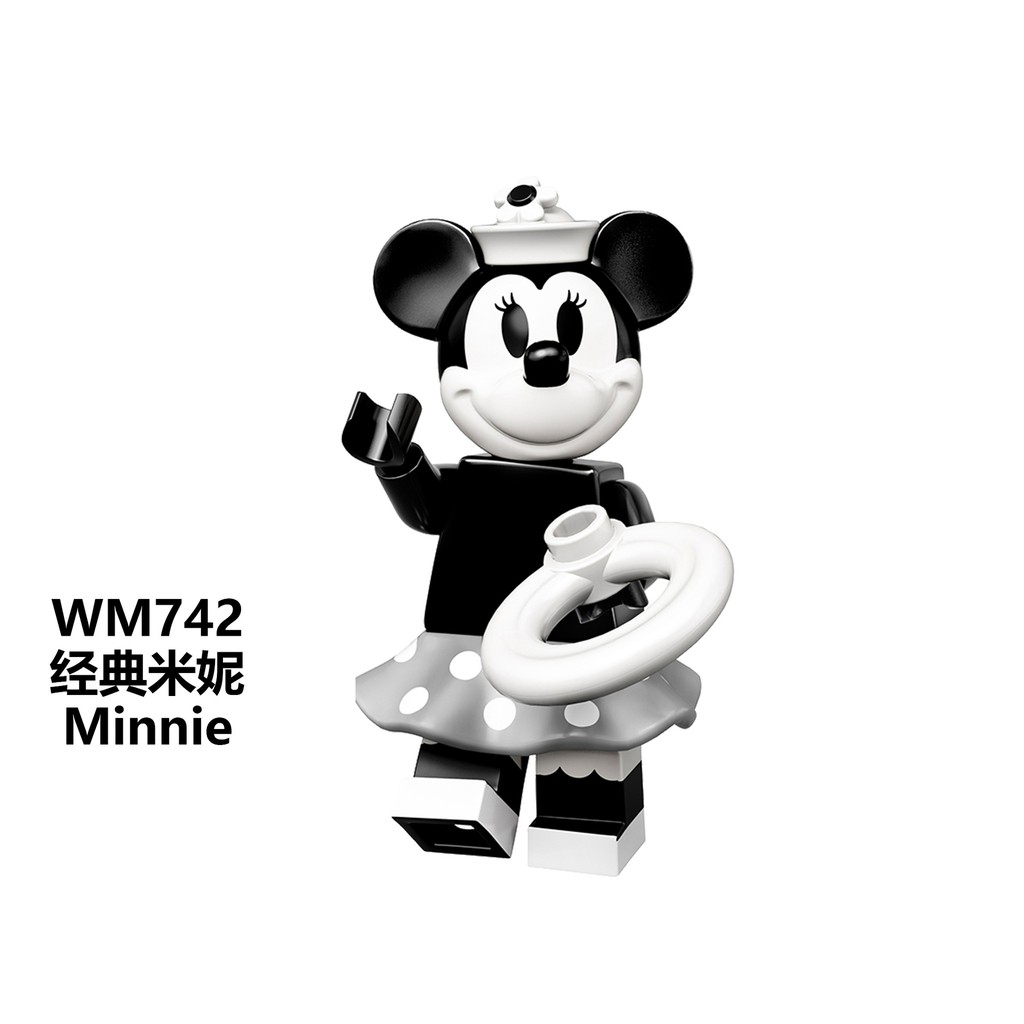 Bộ Đồ Chơi Lắp Ráp Lego WM6066 WM743 Hình Chuột Mickey Vịt Donald