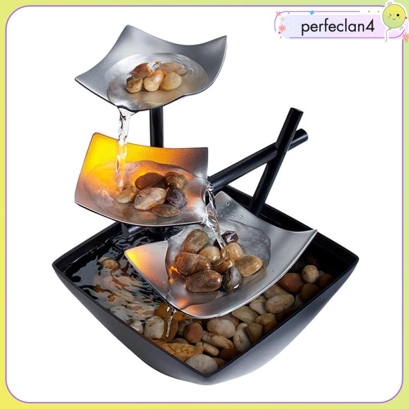 Đài Phun Nước Để Bàn Trang Trí Nghệ Thuật Trong Nhà Thác Nước Phong Thuỷ Hoa Sen Giúp Gia Chủ May Mắn, Hút Tài Lộc