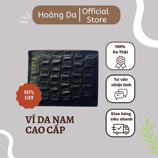 Ví da nam cao cấp dập vân cá sấu, bóp da cá sấu - hoàng da xưởng da cao cấp