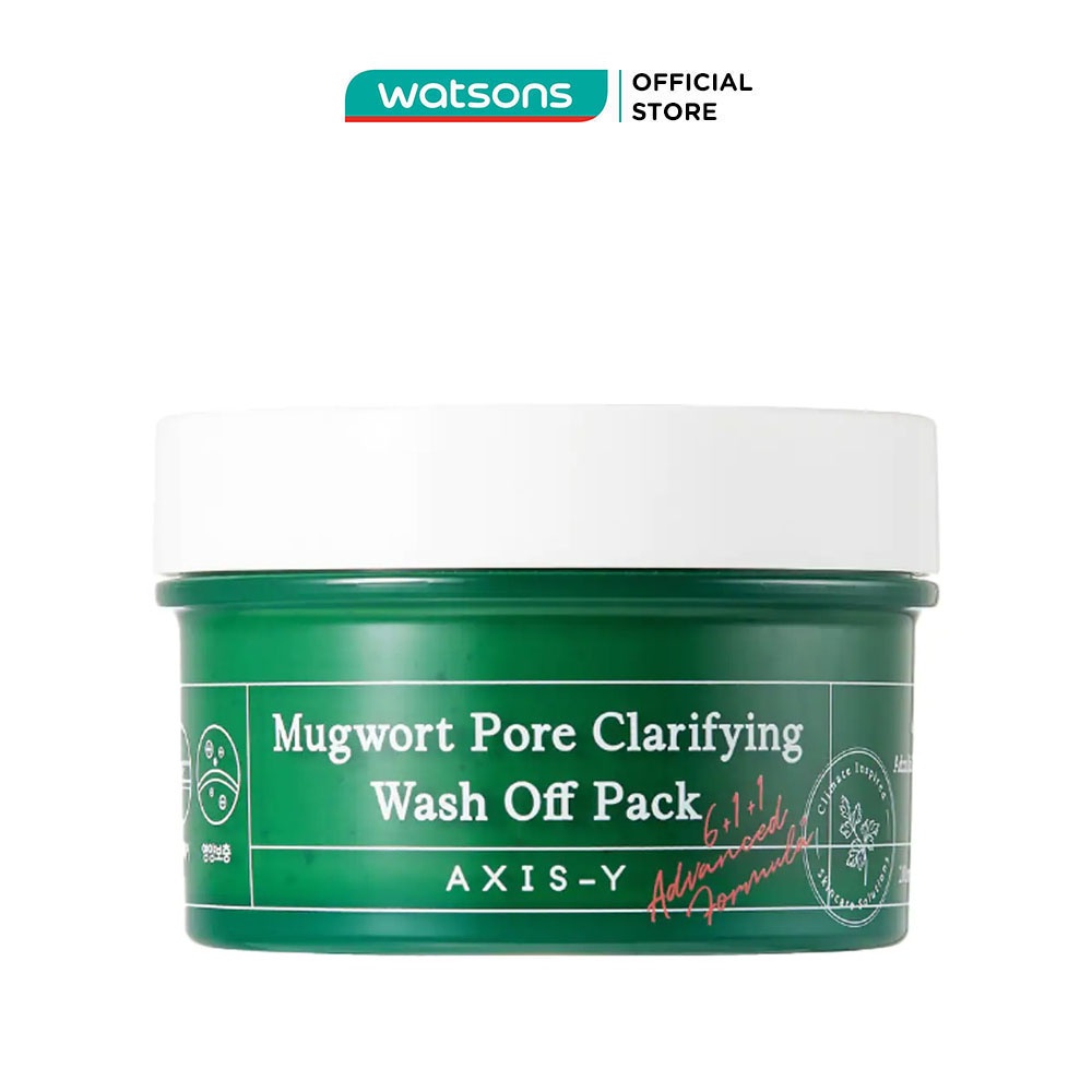 Mặt Nạ Rửa Axis-Y Từ Ngải Cứu Mugwort Pore Clarifying Wash Off Pack 100ml