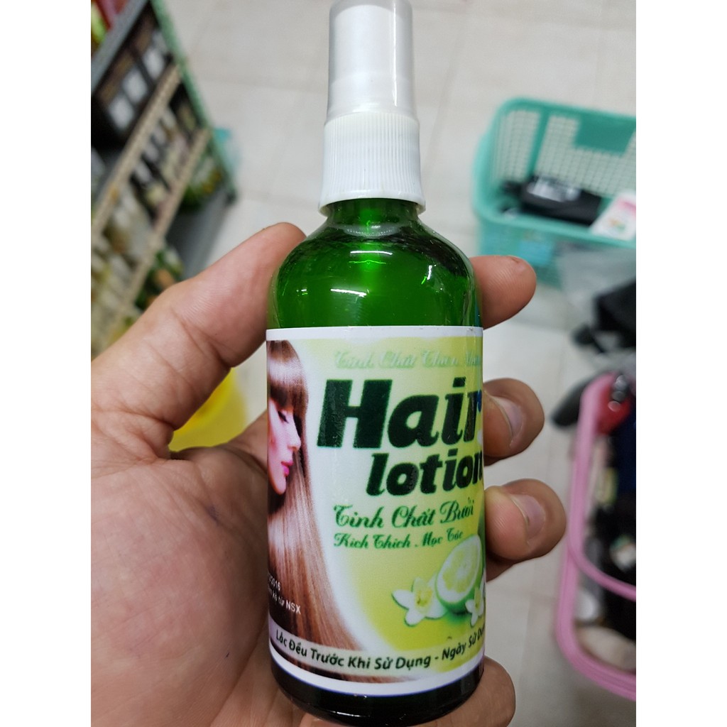 tinh dầu bưởi xanh hair lotion 100ml