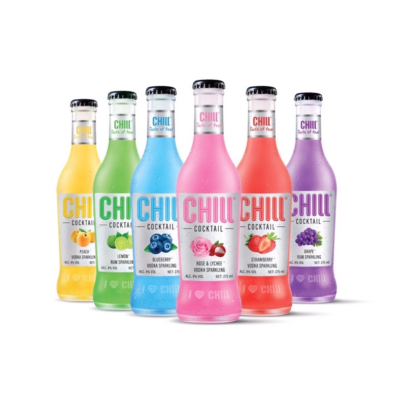 Nước Trái cây lên men Chill Cocktail 4% 275ml