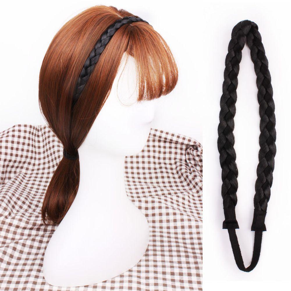 Băng Đô Cài Tóc Phối Tóc Giả Kiểu Dáng Vintage Thời Trang Cho Nữ