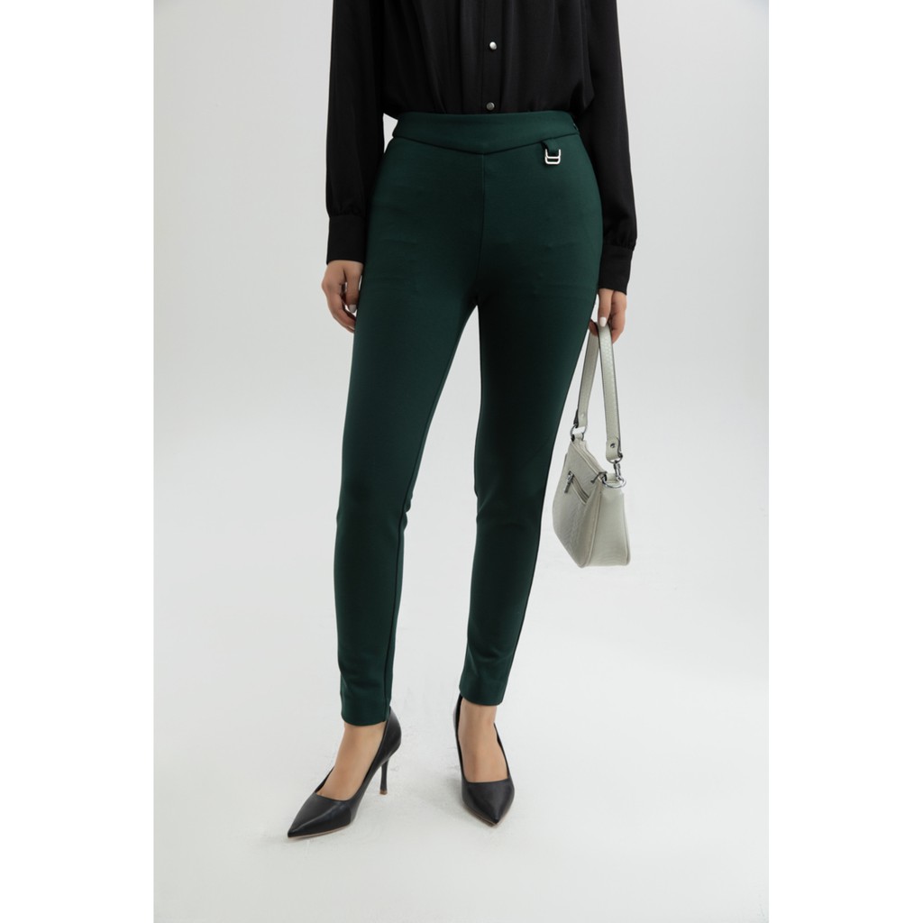 Quần Skinny nữ đính phụ kiện kim loại IVY moda MS 22C6001