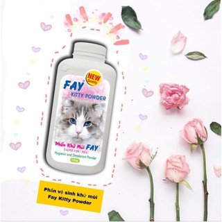 Phấn khử mùi fay puppy & kitty 120g