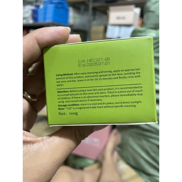 Mặt nạ bùn khoáng TUZ