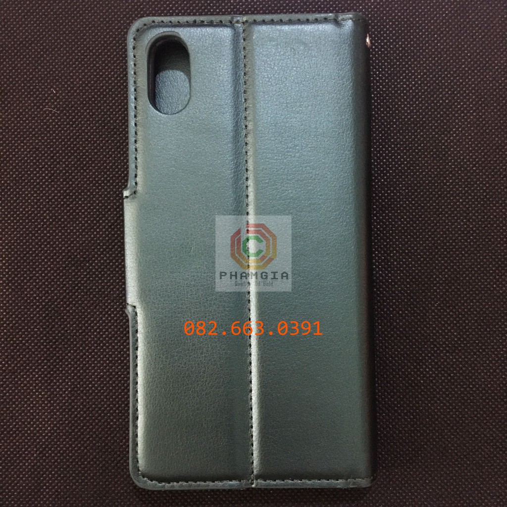 Bao da IPhone XS Max có nắp gập ngăn đựng thẻ tiện lợi