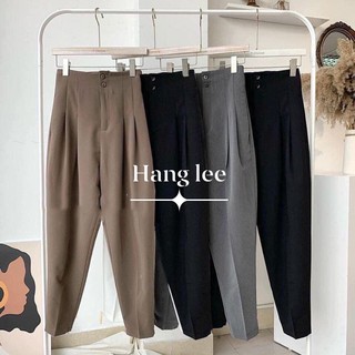 ( SẴN) QUẦN VẢI XẾP LY CẠP CAO 2 CÚC