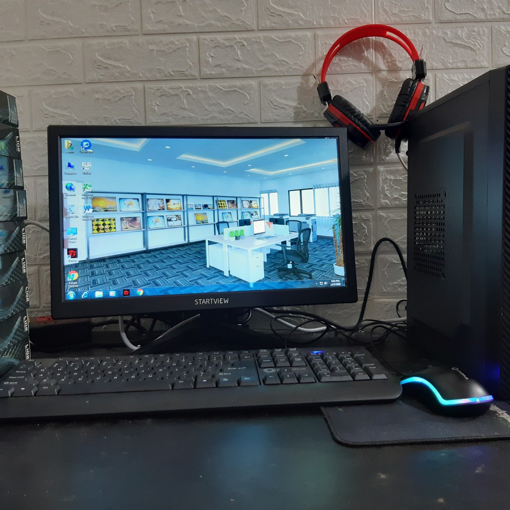 Máy tính mới Bộ máy tính i5 Bộ máy tính i3 Máy tính làm việc văn phòng công ty