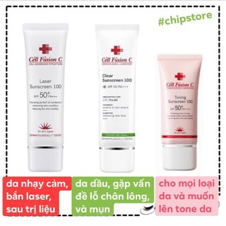 Kem chống nắng Cell Fusion C Suncreen 100 Pháp