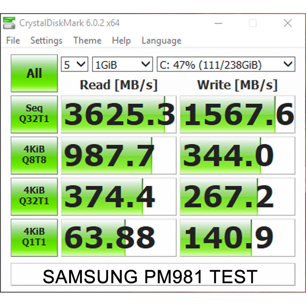 Ổ cứng SSD Samsung NVMe PM981 M.2 Pcie Gen3X4 2280 256GB | 512GB