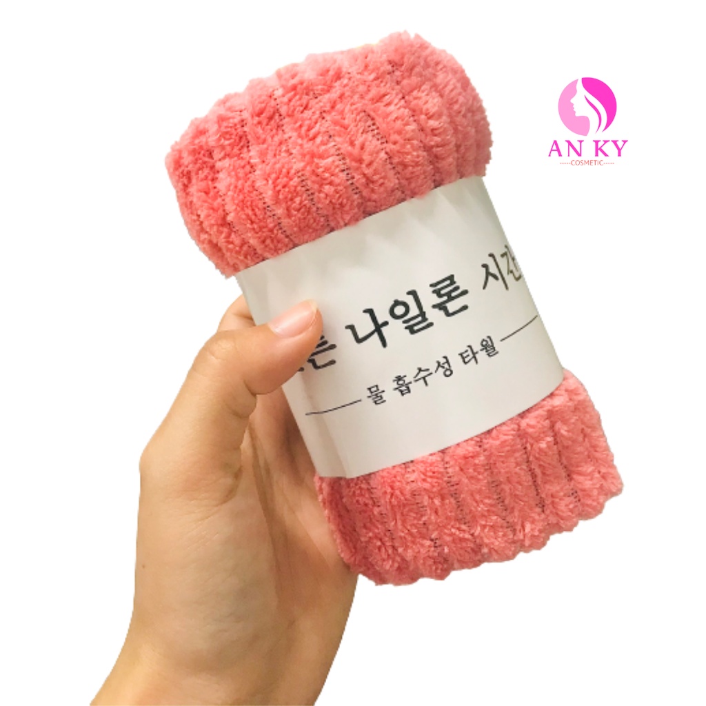 Khăn Mặt Lông Cừu Vân Sần 30x50cm Hàn Quốc Siêu Mềm Mịn | BigBuy360 - bigbuy360.vn