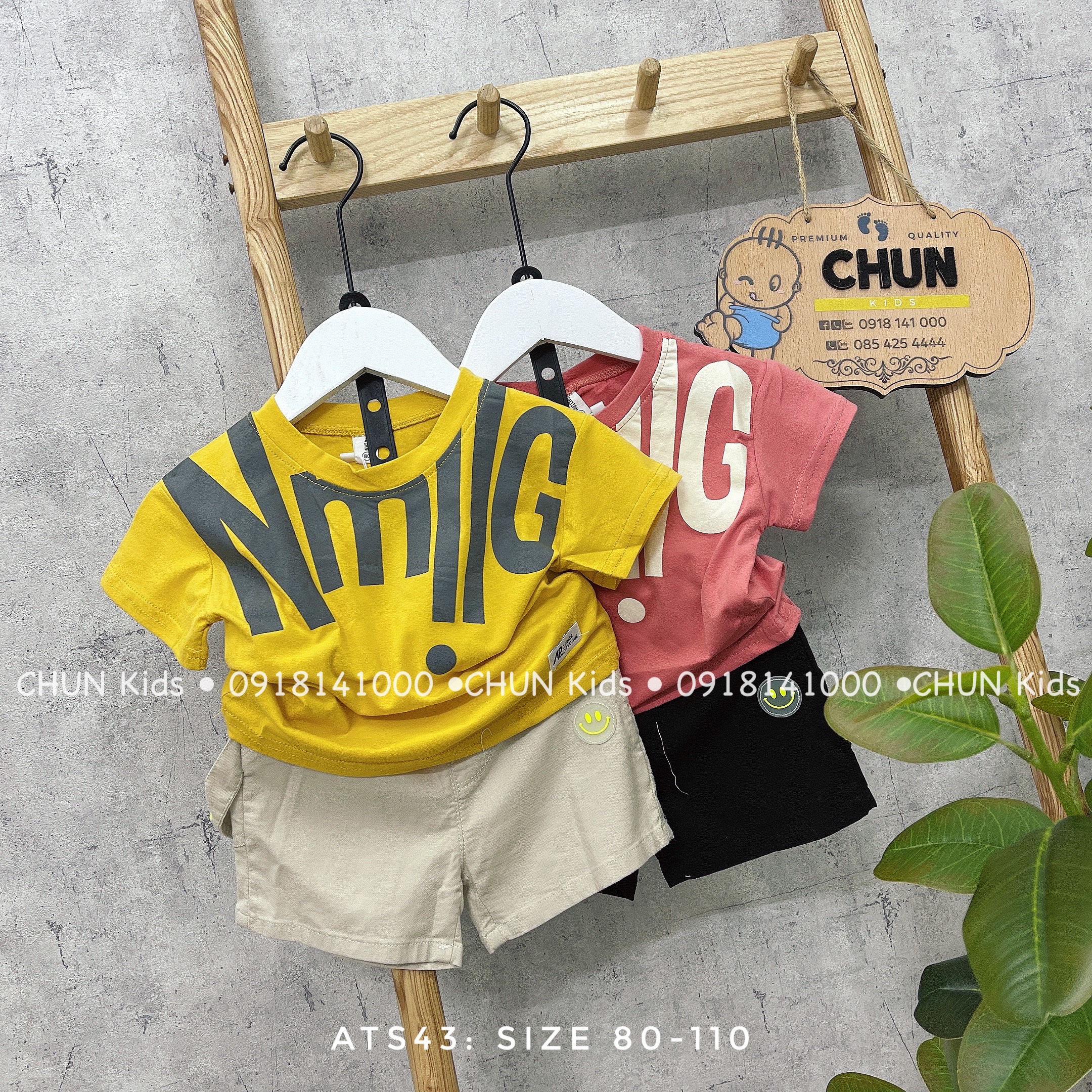 ÁO TShirt cho Bé NMG - NHÍ ( 1 tuổi ~ 6 tuổi )