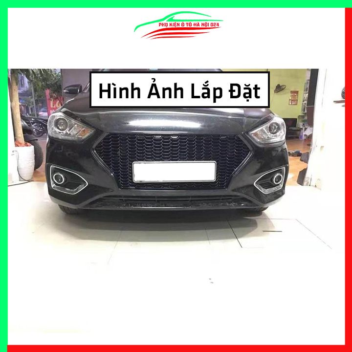 Mặt ca lăng, calang Accent 2018-2020 đen bóng trang trí làm đẹp xe