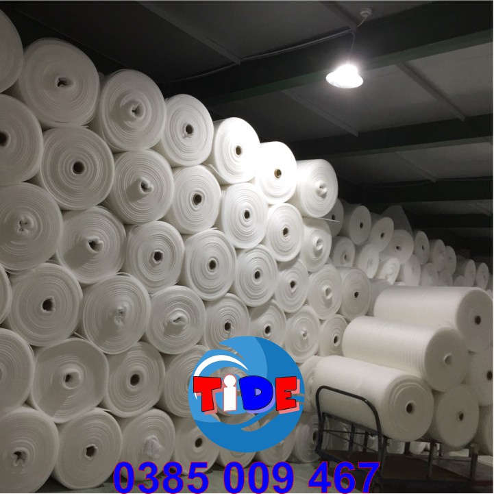 [Cuộn 150m x 40cm] Xốp chống sốc 2mm lót bọc hàng hóa – Màng xốp Foam dùng lót nền trong thi công sàn gỗ - Bọc hoa quả