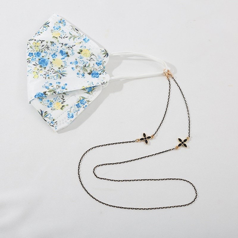 DÂY ĐEO KHẨU TRANG -  DÂY ĐEO MẮT KÍNH MINI CLEF - VÒNG CỔ HẠT TRÒN, HẠT TRÁI TIM TRONG SUỐT TRẮNG TRƠN  CHỐNG TRƯỢT