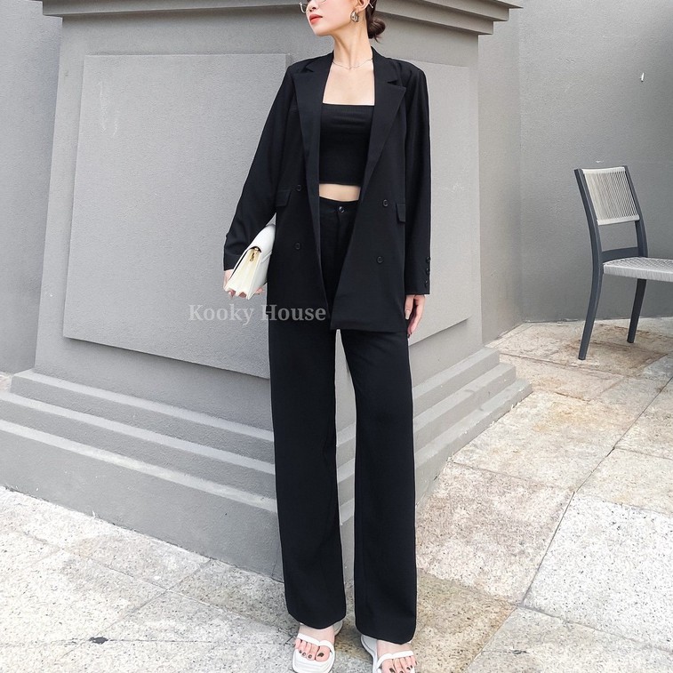 KOOKY HOUSE - KOOKY BLAZER - Áo Blazer được thiết kế và may 2 lớp kỹ thuật cao, đứng form | BigBuy360 - bigbuy360.vn