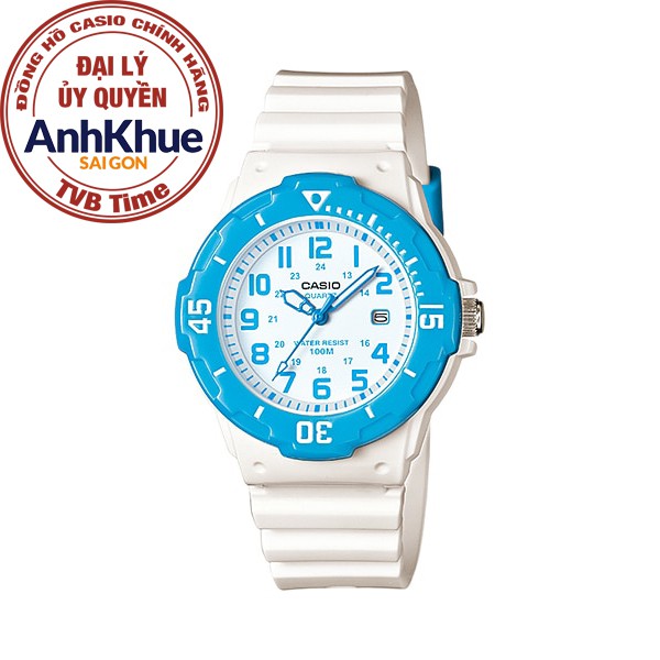 Đồng hồ nữ dây nhựa Casio chính hãng Anh Khuê LRW-200H-2BVDF (34mm)