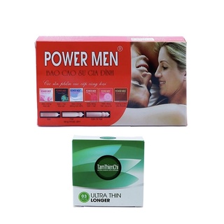 Bao cao su powermen gia đình 12 chiếc
