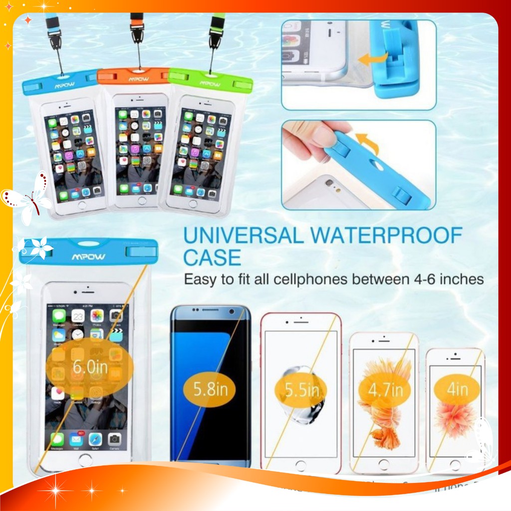 Túi chông nước cho các dòng điện thoại thông minh( iphone, samsung, oppo...), hàng loại 1 chất lượng tiên phong