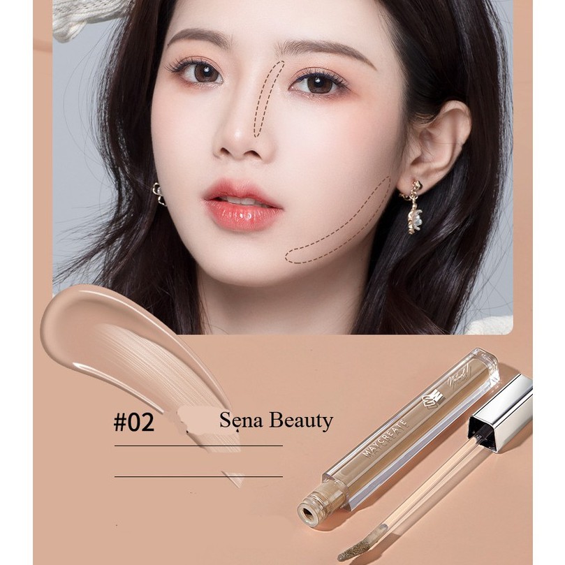 Set 2 thanh tạo khối và che khuyết điểm bắt sáng Maycreate Liquid dạng kem Sena Beauty | WebRaoVat - webraovat.net.vn