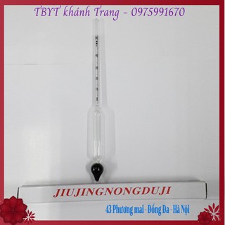 (có sẵn) Dụng cụ đo nồng độ cồn , Tửu kế đo nồng độ rượu