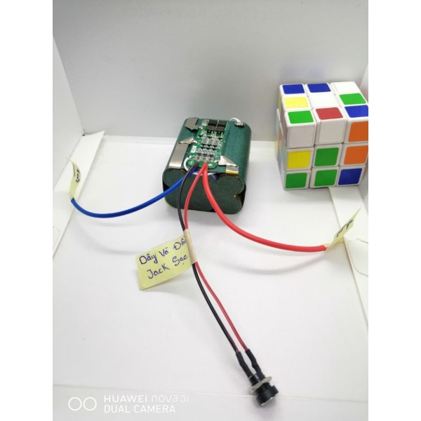 Khối Pin National 3S2P 12,6V hàn dây sẵn