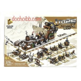 Lego Lắp Ráp Thuyền Cướp Biển 12in1 633014