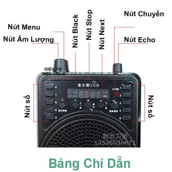 Máy trợ giảng Micro không dây E388